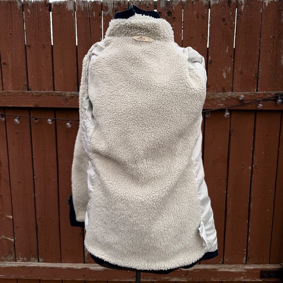 Y2K Hollister Navy Parka-Style Sherpa Lined Jacket - Picture 7 of 12